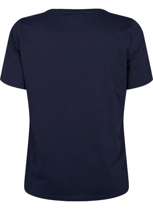 Zizzifashion FLASH - T-shirt with motif, Navy Blazer, Packshot image number 1