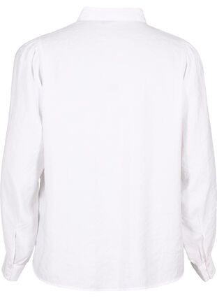 Zizzifashion Long-sleeved shirt in TENCEL™ Modal, Bright White, Packshot image number 1