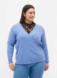 Women's Plus size Knitted blouses (42-64) - Zizzifashion
