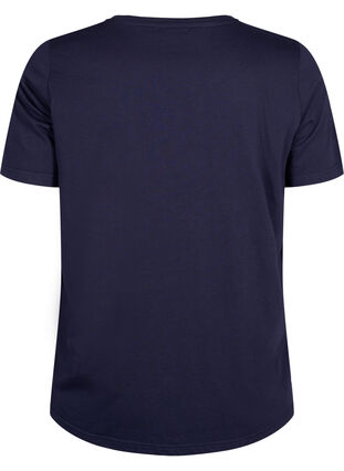 Zizzifashion FLASH - T-shirt with motif, Navy Blazer Bloom, Packshot image number 1