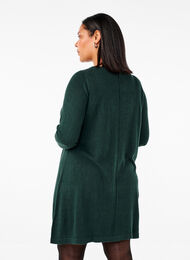 Knitted dress in cotton-viscose blend, Scarab, Model