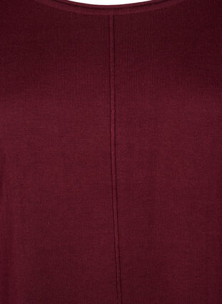 Zizzifashion Knitted dress in cotton-viscose blend, Port Royal Mel., Packshot image number 2