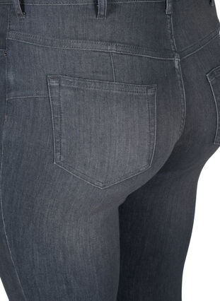 Zizzifashion High-waisted, push-up Amy jeans, Grey Denim, Packshot image number 3