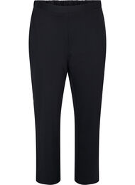 Classic wide leg trousers, Black, Packshot