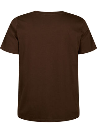 Zizzifashion Cotton T-shirt with print, Demitasse W. POS, Packshot image number 1