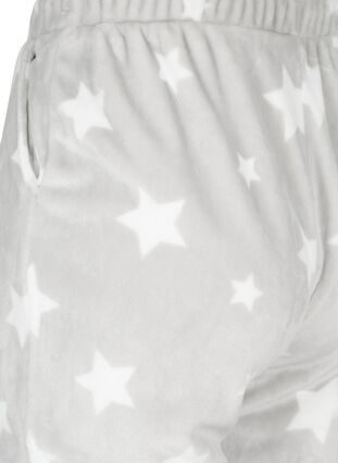 Zizzifashion Soft pants with star print, Grey Star, Packshot image number 3