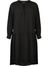 Midi dress with long sleeves