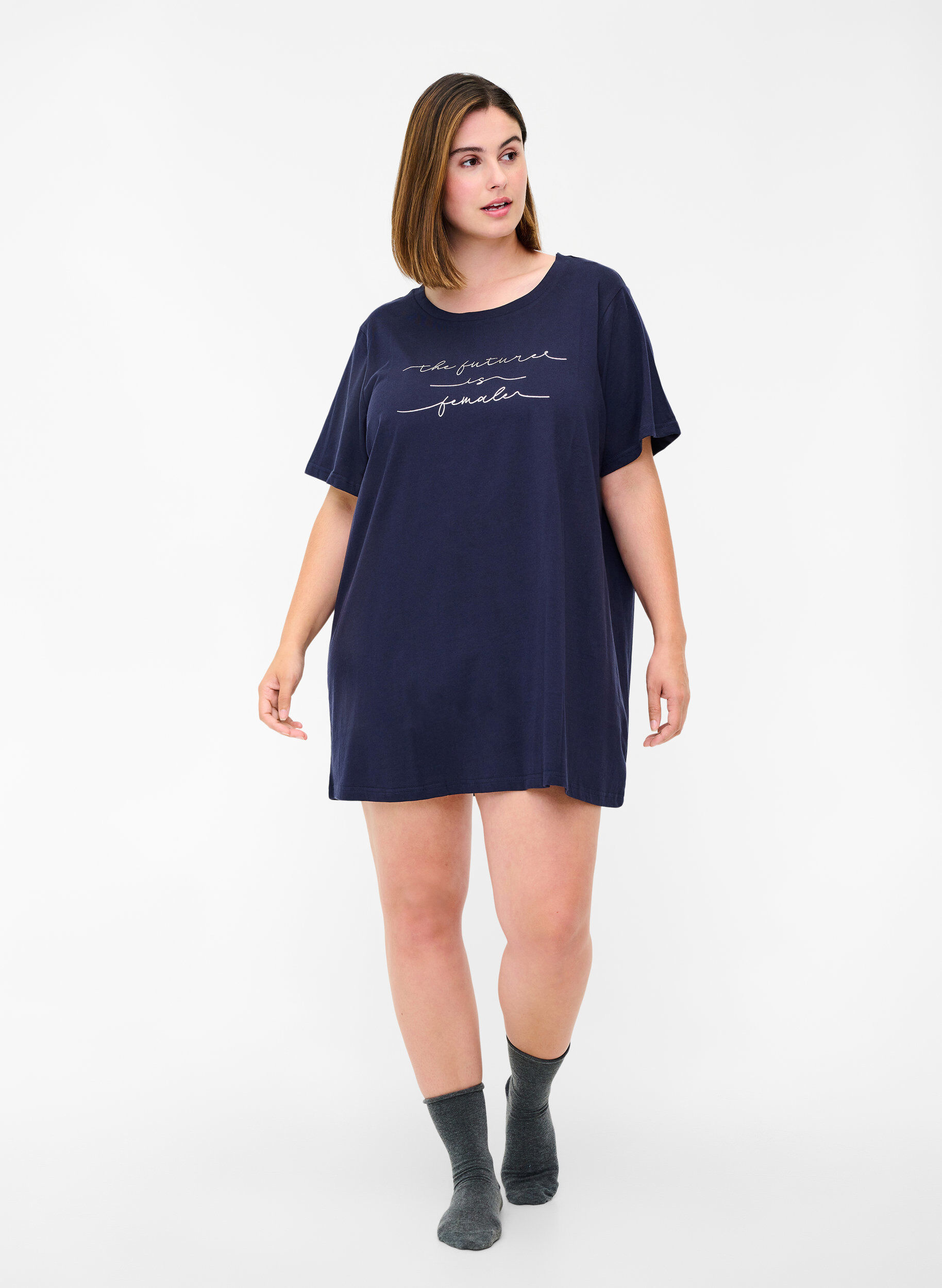 Oversized sleep cheap shirt plus size