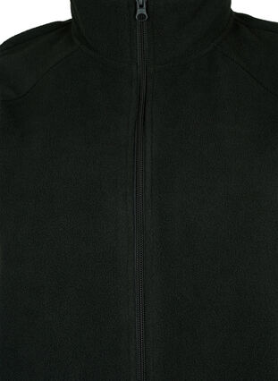 Zizzifashion Fleece vest with pockets, Black, Packshot image number 2