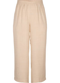 Loose trousers with elasticated waistband and pockets