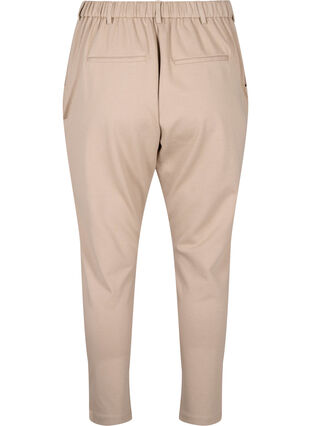 Zizzifashion Cropped Maddison trousers, Silver Mink, Packshot image number 1