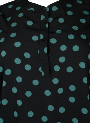 Zizzifashion FLASH - Dotted tunic with long sleeves, Dot, Packshot image number 2