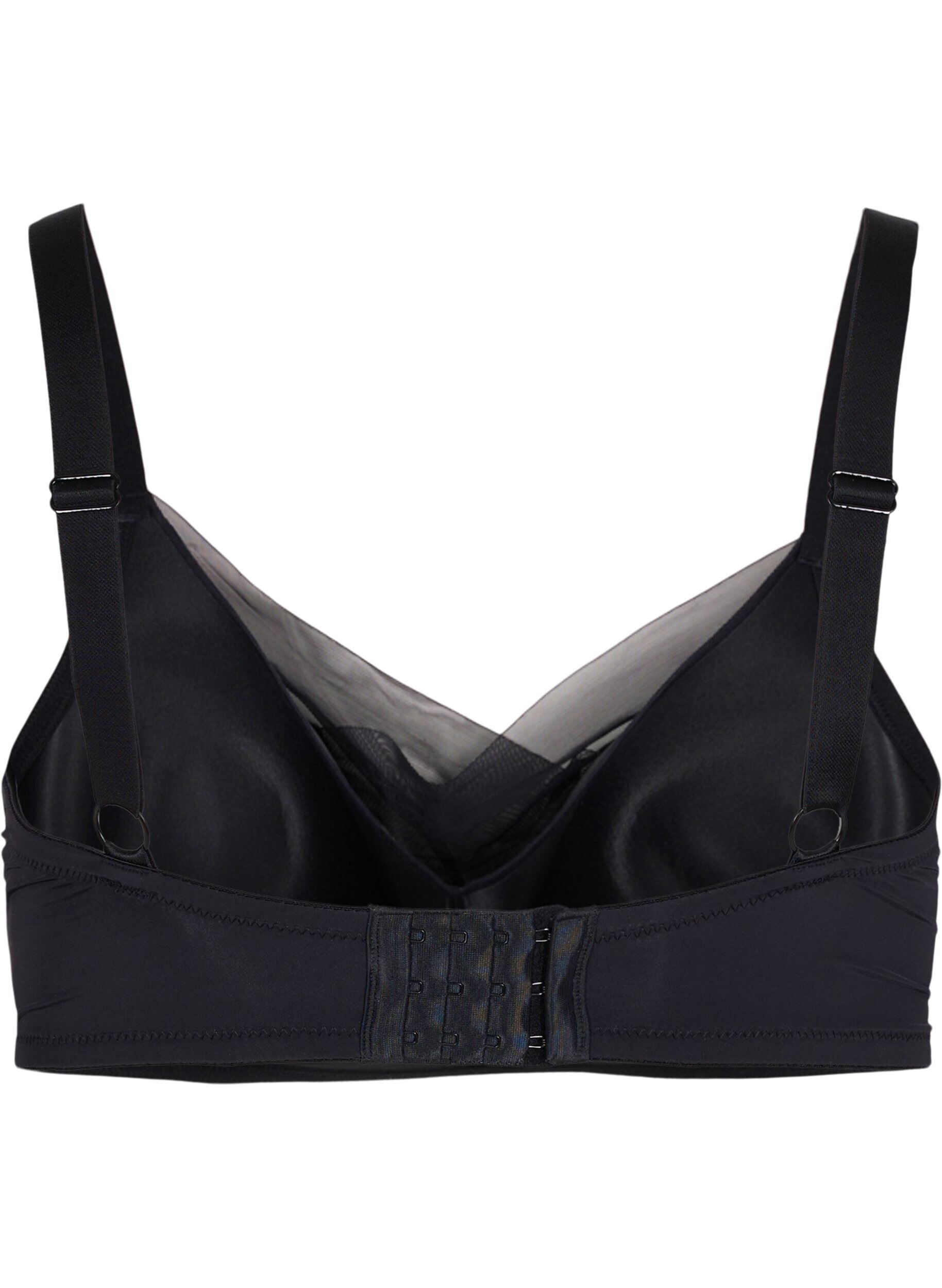 Bra with mesh and padded cups