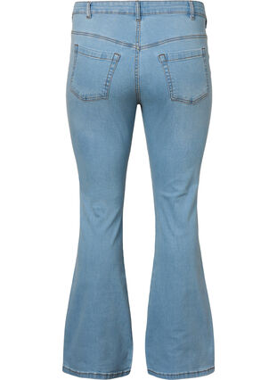 Zizzifashion High-waisted Ellen bootcut jeans, Ex Lgt Blue, Packshot image number 1