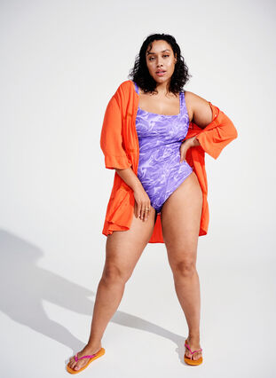 Zizzifashion Swimsuit with print, Swirl Print, Image image number 0