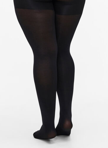 Zizzifashion Tights in 100 denier with push-up effect, Black, Model image number 1