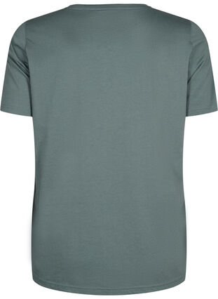 Zizzifashion FLASH - T-shirt with motif, Balsam Green Star, Packshot image number 1