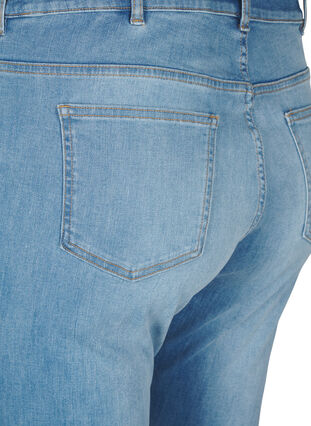 Zizzifashion Bootcut jeans with slit, Blue Denim, Packshot image number 3