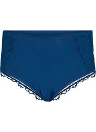 Hipster panties with lace and regular waist, Blue Opal, Packshot