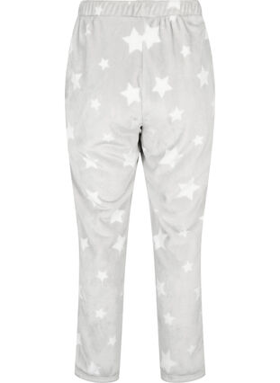 Zizzifashion Soft pants with star print, Grey Star, Packshot image number 1