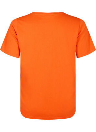 Zizzifashion FLASH - T-shirt with motif, Orange.com, Packshot image number 1