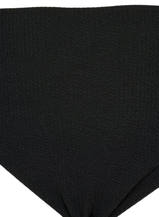Zizzifashion Bikini briefs with crepe structure, Black, Packshot image number 2