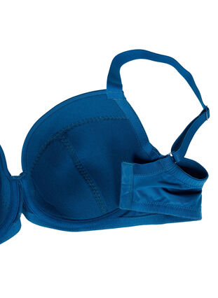 Strapless Bras For Women Plus Size Lace Lingerie Wireless Padded Lette  Light Blue Full Figure 80B 