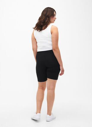 High waisted shapewear shorts - Black - Sz. 42-60 - Zizzifashion