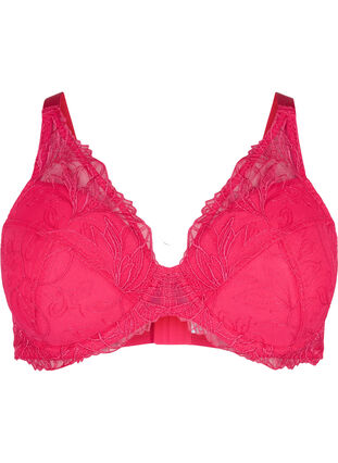 Zizzifashion Padded lace bra with underwire, Love Potion, Packshot image number 0
