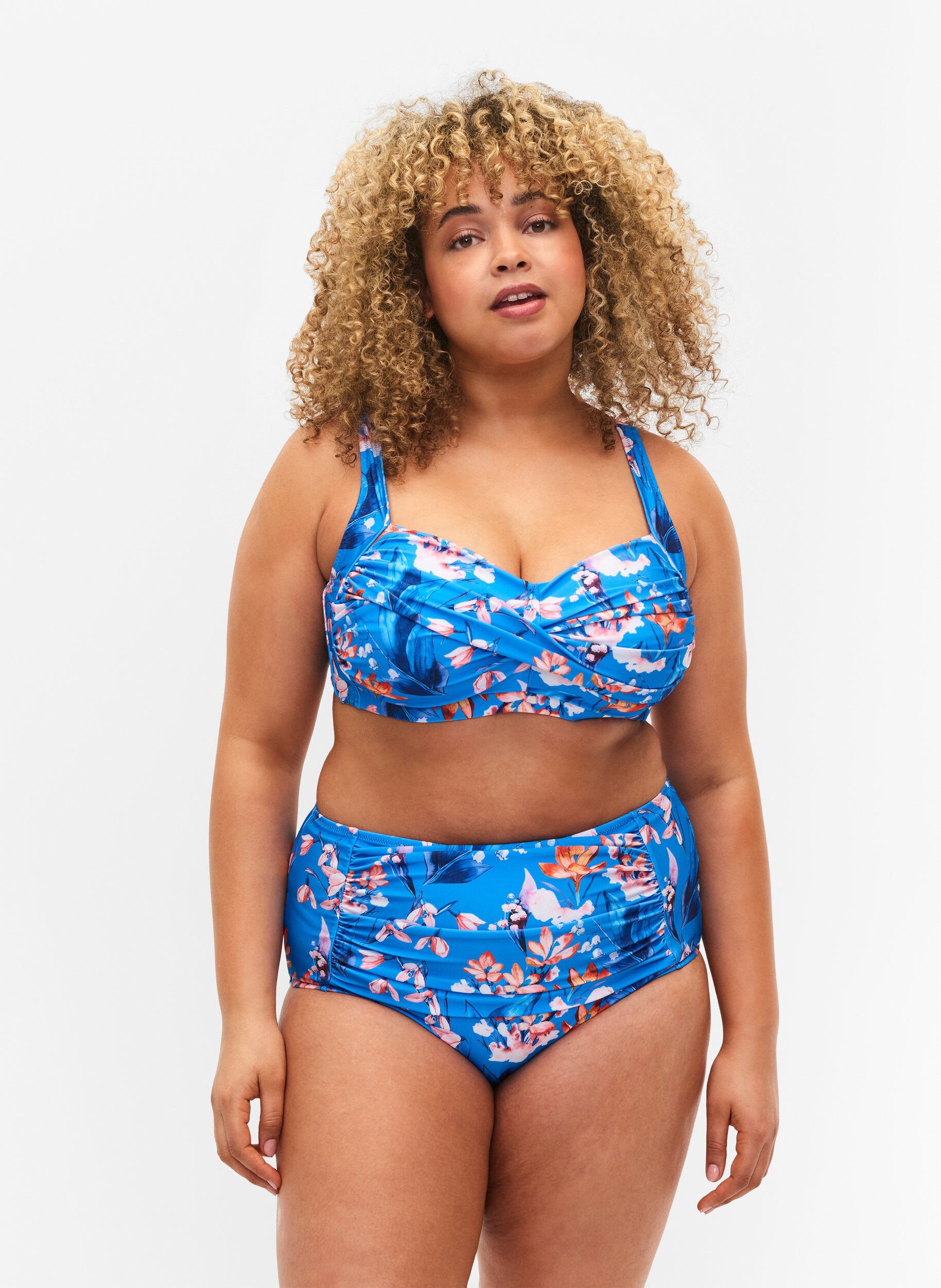 Bright high sale waisted bikini