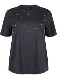 T-shirt with pearls