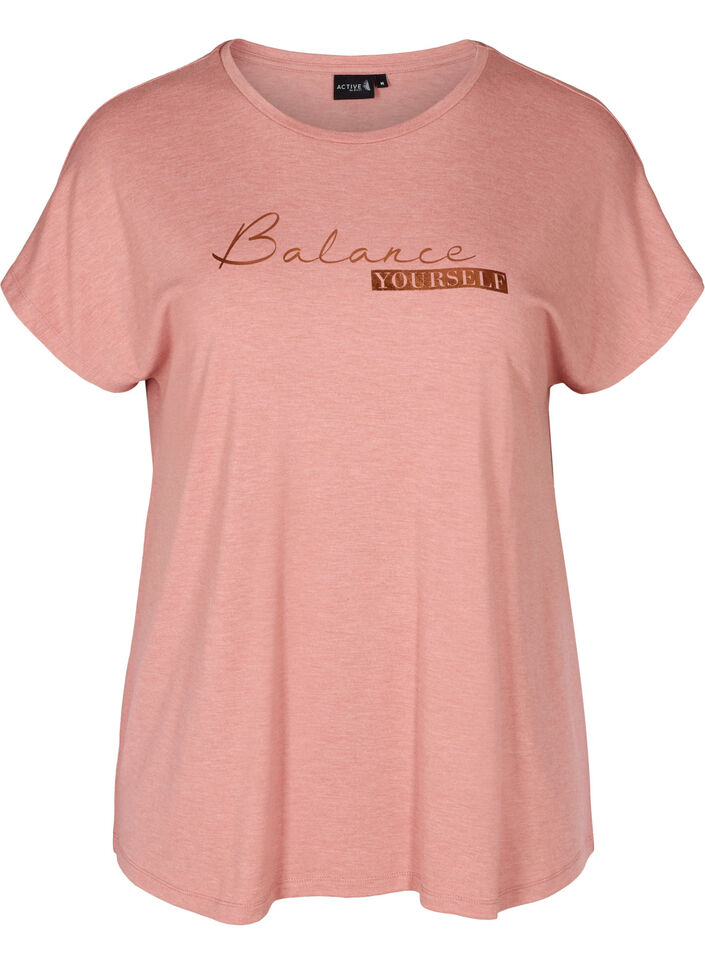 Athleteq Emilia Vented Tech Tee (Dusty Rose) Ladies Shirts at