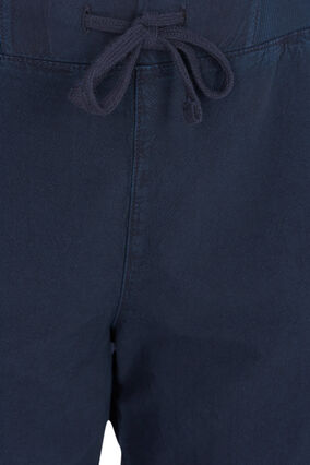 Zizzifashion Cotton Capri trousers , Night Sky, Packshot image number 2