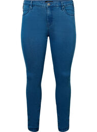 High-waisted super slim Amy jeans , Mid Blue, Packshot