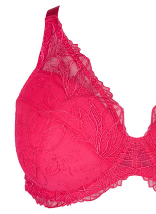 Zizzifashion Padded lace bra with underwire, Love Potion, Packshot image number 2