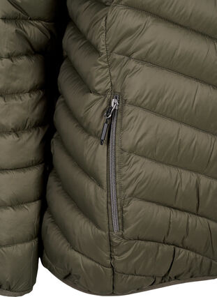 Zizzifashion Lightweight jacket with hood, Beluga, Packshot image number 3