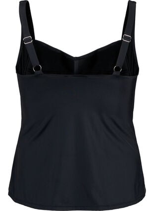 Zizzifashion Tankini with drapes, Black, Packshot image number 1