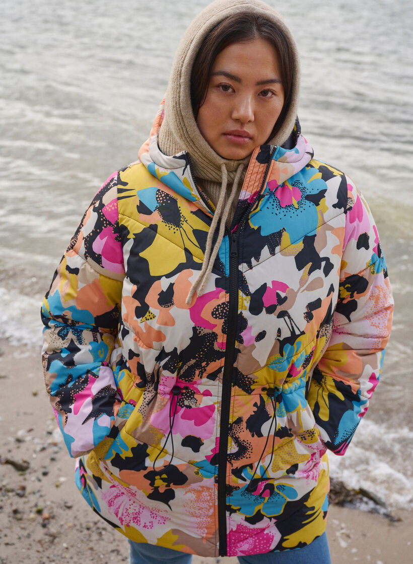 Colourful jacket with hood, Multi Color, Image