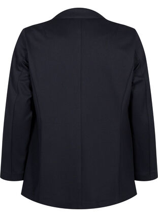 Zizzifashion Simple blazer with button closure, Black, Packshot image number 1
