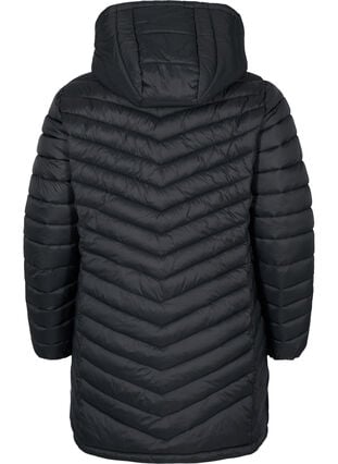 Zizzifashion Lightweight jacket with pockets and detachable hood, Black, Packshot image number 1