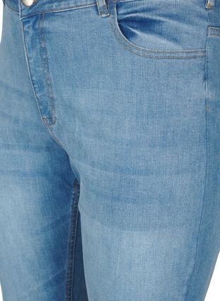 Zizzifashion Bootcut jeans with slit, Blue Denim, Packshot image number 2