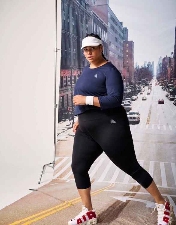 Plus Size Women Bandage Elastic Leggings Pure Criss-Cross Hollow Out Sport  Pants