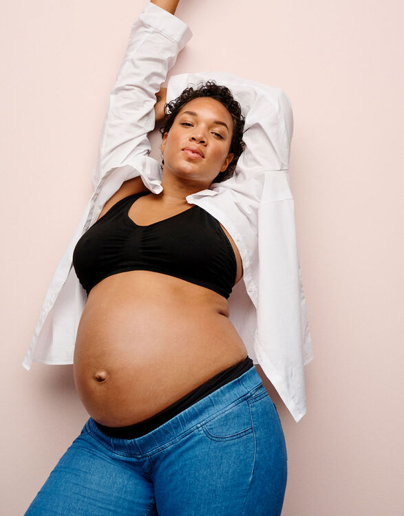 Pregnant Women's Nursing Bras, Active Mid Stretch Breastfeeding