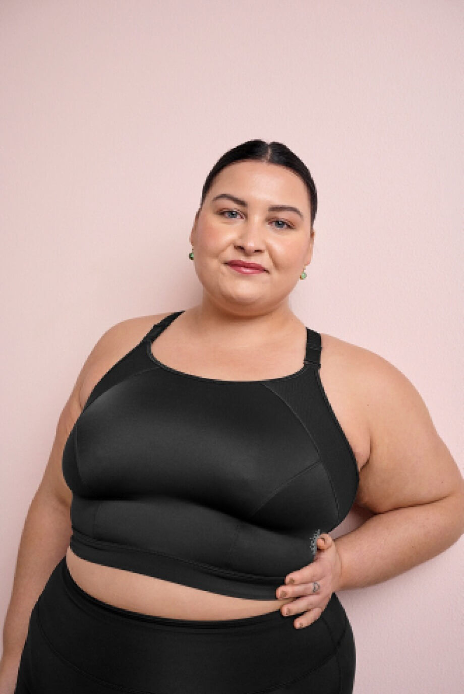 A BIG ATTITUDE Racer Back Sports Bra Plus Size : : Clothing, Shoes  & Accessories