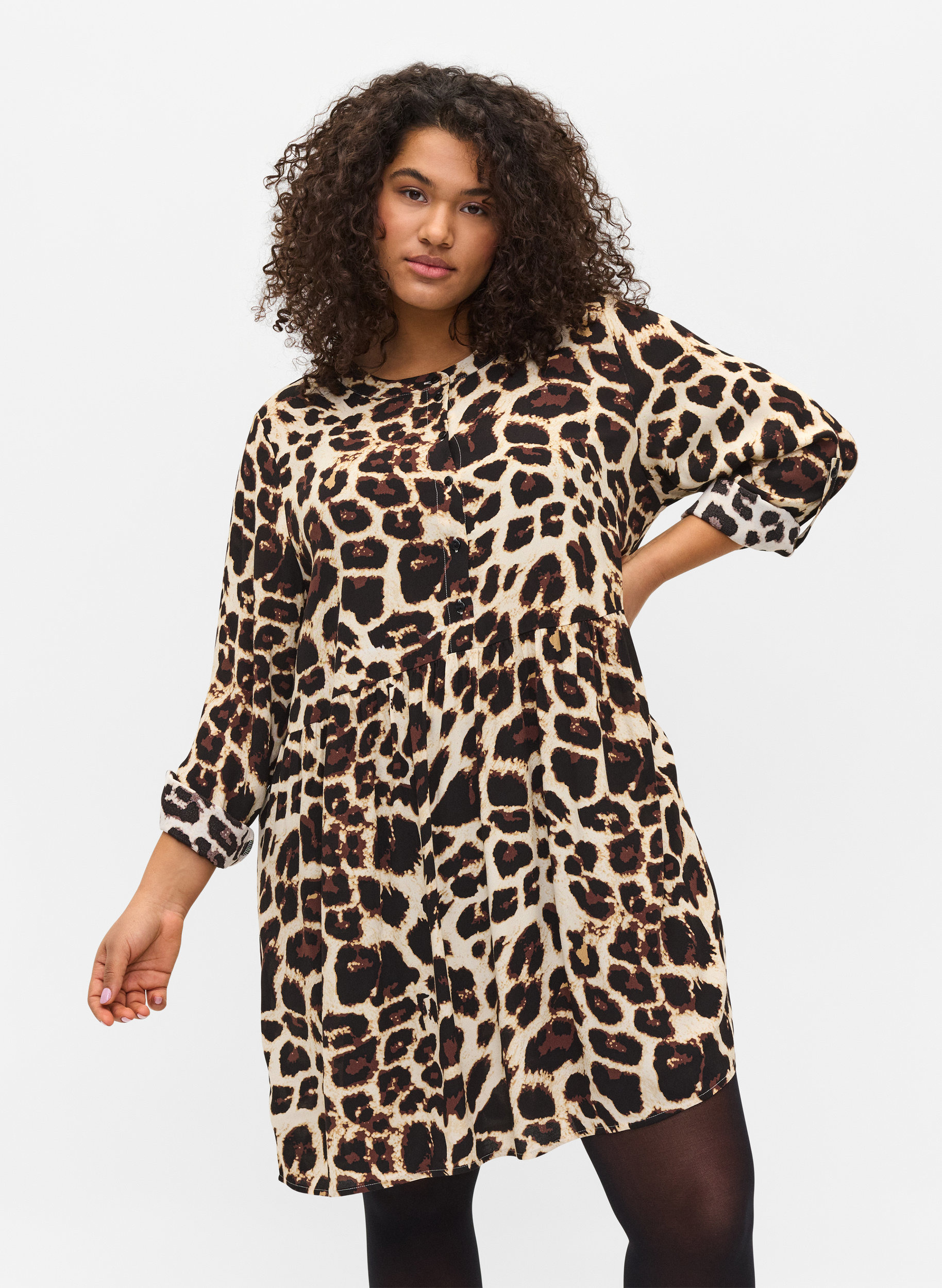 city chic leopard print dress